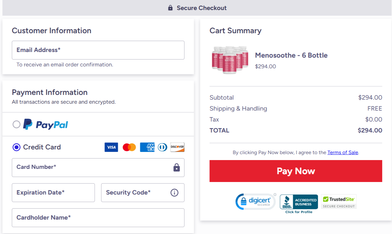 menosoothe-order-page
